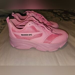 Madden NYC Pink Sneakers SZ 5